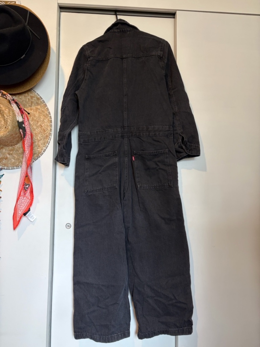 Levi's Black Long-Sleeve Utility Jumpsuit - Picture 2 of 4